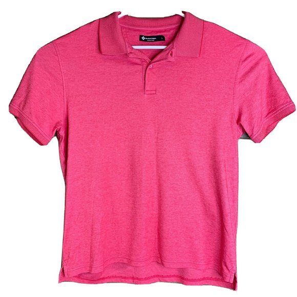 Member's Mark Other - Members Mark Polo Golf Mens Large Coral Cotton Polyester blend 2 Button Pullover